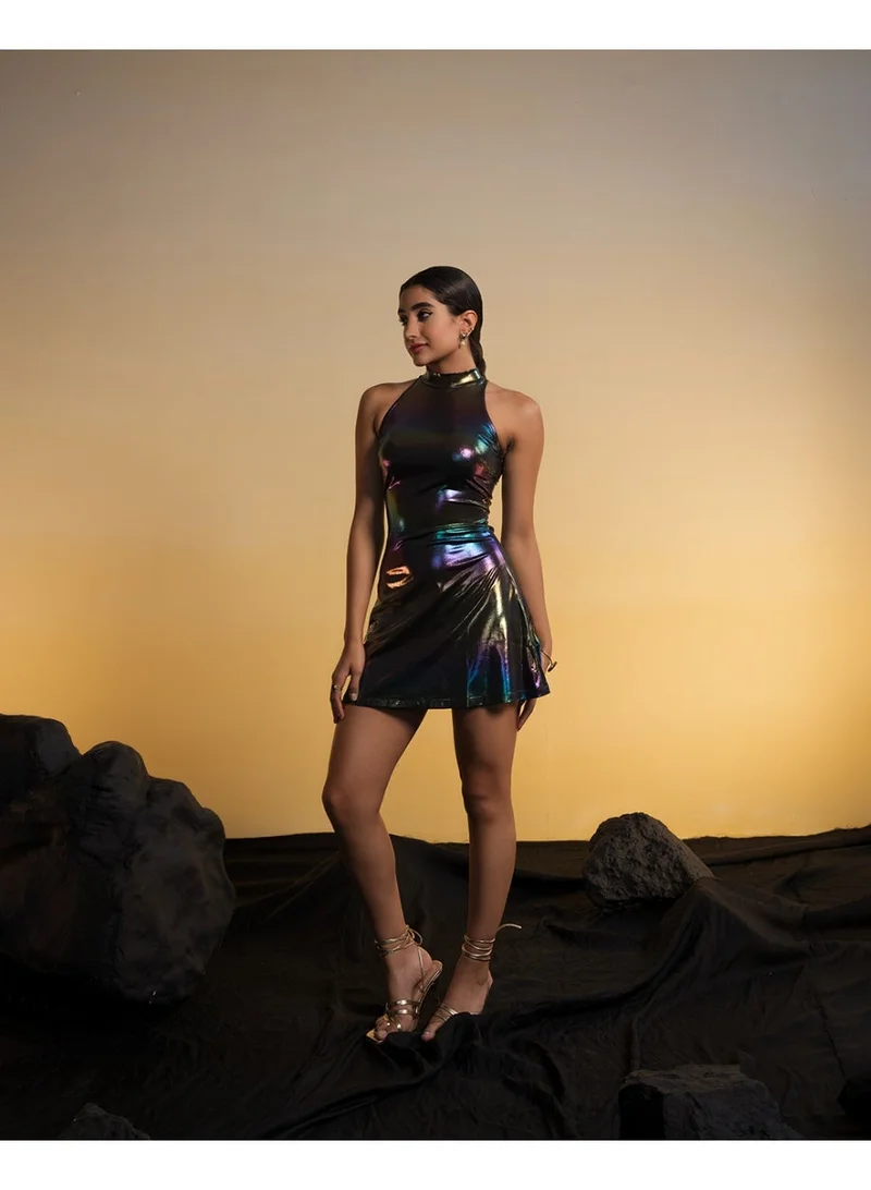 Ohsofly  Women’s Chic Mini Dress Designed with a Sleek Fit and Sophisticated Appeal, Featuring a High-Quality Finish and Modern Style, Perfect for Casual Wear, Social Events, and Effortless Fashion Styling for Women | Best Price UAE